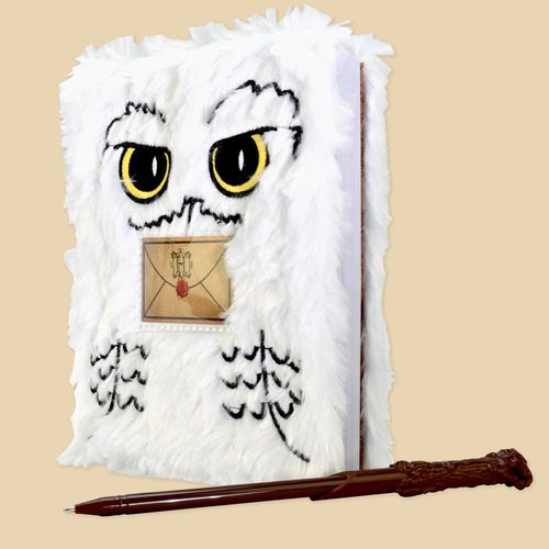 BLUE SKY HARRY POTTER HEDWIG PLUSH NOTEBOOK & PEN slika 3