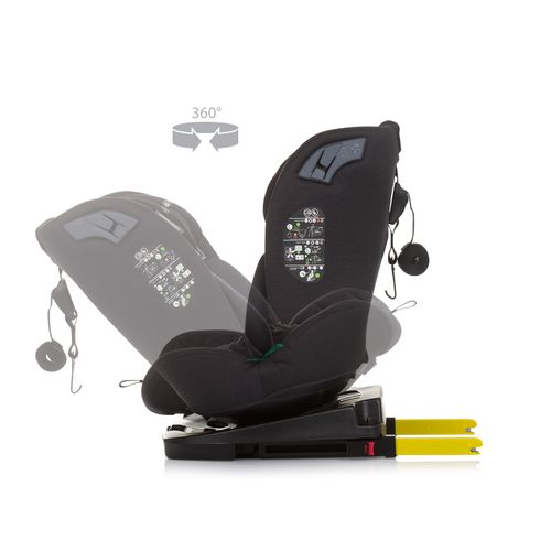 Chipolino Auto Sedište Isofix X Factor Obsidian 40-150cm slika 6