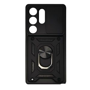 MM TPU SAM GALAXY S26 ULTRA - ANTI-SHOCK WITH RING crna