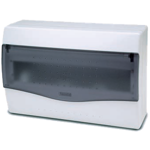 Famatel Kutija za osigurače nadžbuk, 12/14 osigurača, providna, IP40 - 3612-W-M-KN/12-14