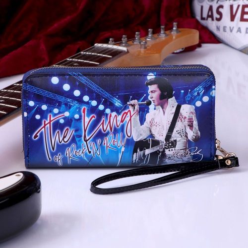 NEMESIS NOW PURSE - ELVIS THE KING OF ROCK AND ROLL 19CM slika 8