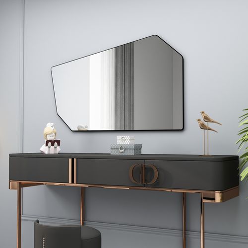 Tarz - Black Black Decorative Chipboard Mirror slika 1