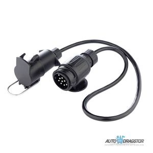 KONEKTOR ADAPTER UTIČNICE 13/7 PINOVA 12V SA KABLOM DUŽINE 0.75M