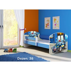 Deciji krevet ACMA II 180x80 + dusek 6 cm BLUE38