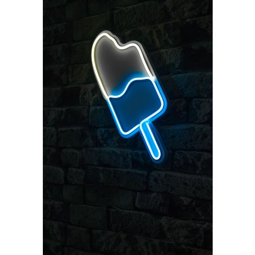 Wallity Ukrasna plastična LED rasvjeta, Ice Cream - Blue slika 9