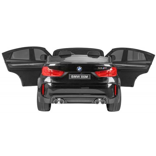 Licencirani auto na akumulator BMW X6M XXL - dvosjed - crni/lakirani slika 8