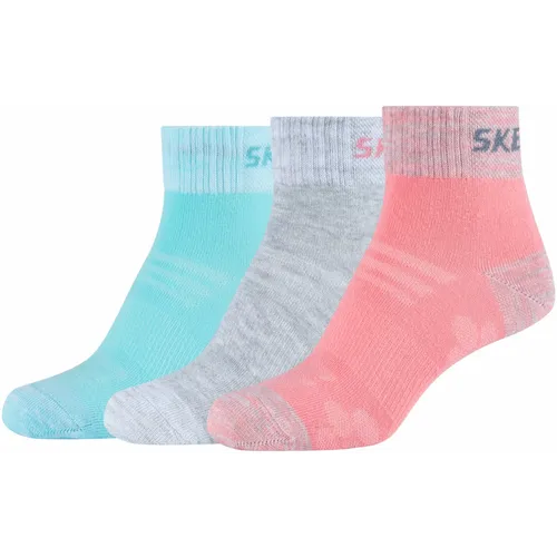 Skechers 3ppk wm mesh ventilation quarter socks sk42022-3060 slika 1