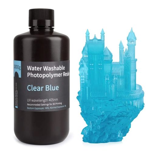 Water Washable Resin 1kg Clear Blue slika 1