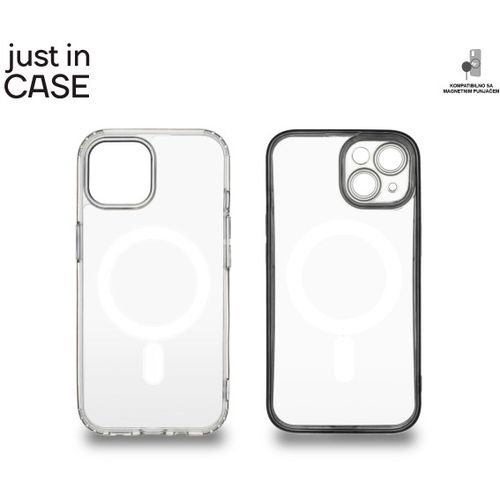 2u1 Extra case MAG MIX paket CRNI za iPhone 15 Plus slika 2
