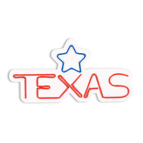 Wallity Ukrasna plastična LED rasvjeta, Texas Lone Star Blue slika 4