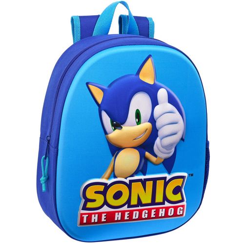 Sonic The Hedgehog 3D backpack 33cm slika 1