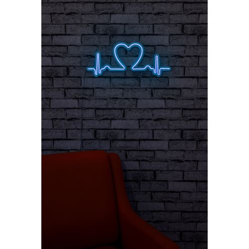 Wallity Ukrasna plastična LED rasvjeta, Love Rhythm - Blue slika 2