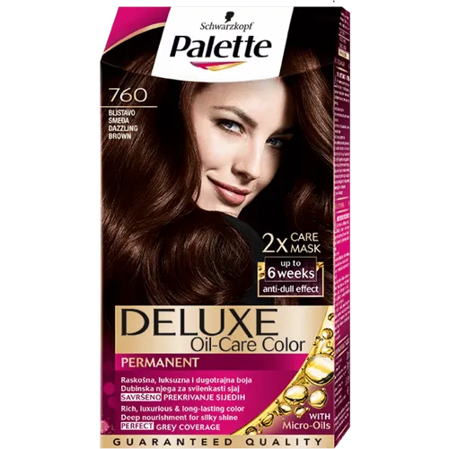 Palette Deluxe Farba za kosu 4-65 (760) Blistavo smeđa slika 1