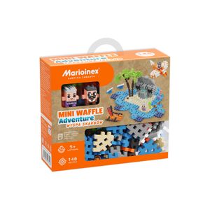 Marioinex set Waffle kockica - Otok s blagom (148 komada)