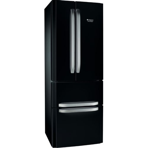Hotpoint E4D B C1 kombinovani frižider, No Frost, visina 195.5 cm, širina 70 cm, crna boja slika 2