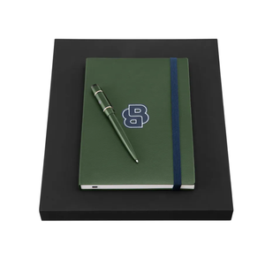 Hugo Boss set notes A5 i hemijska olovka HPBH612T, zeleni