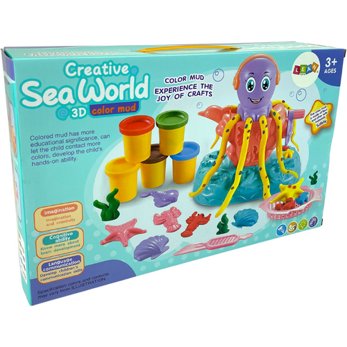 Set za modeliranje plastelina hobotnica slika 3