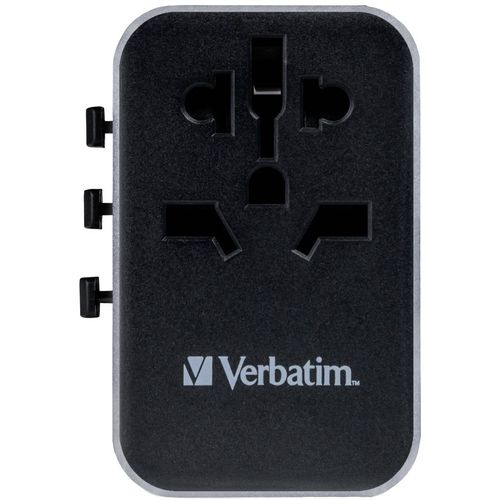 Verbatim 49546 Putni adapter Univerzalni putni adapter UTA-04 PD61W / QC / 3xUSB / 2xType-C slika 2