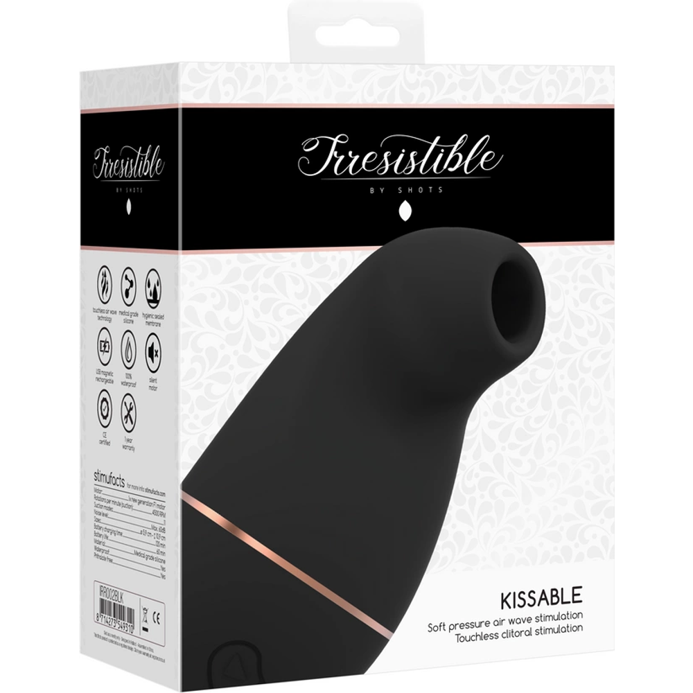 Irresistible by Shots Kissable - Vibrator za sisanje slika 2