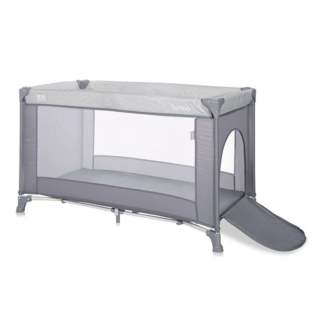 Lorelli Vikend krevetac Torino, Grey Striped Elements - 1 Nivo slika 2