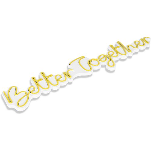 Wallity Zidna dekoracije svijetleća TOGETHER, Better Together - Yellow slika 5