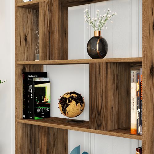 Woody Fashion Polica za knjige, Lima - Walnut slika 3