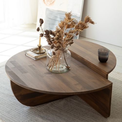 Neptune - Walnut Walnut Coffee Table Set slika 6