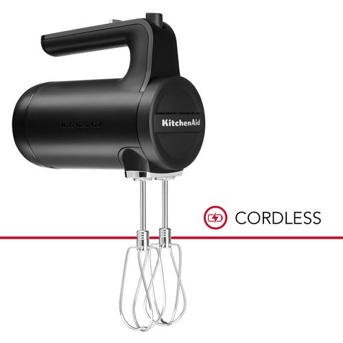 KitchenAid bežični ručni mikser matte black 5KHMB732EBM slika 1