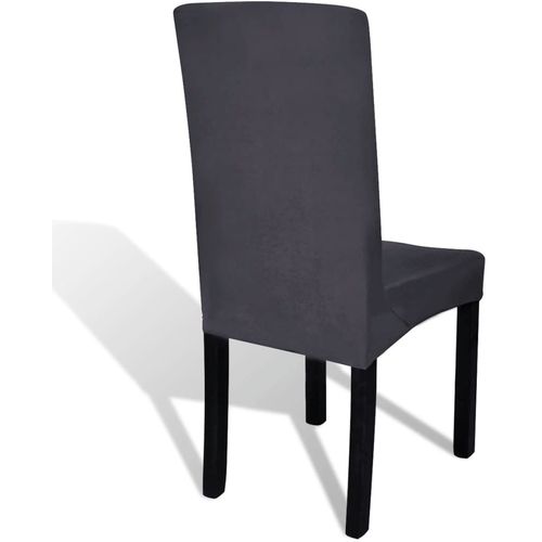 Rastezljive navlake za stolice 6 kom Antracit boja slika 17