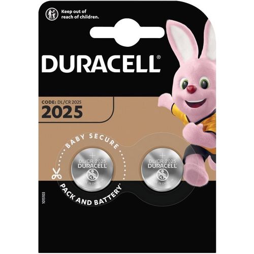 Duracell baterija dugmasta litijum CR2025 pk2 slika 1