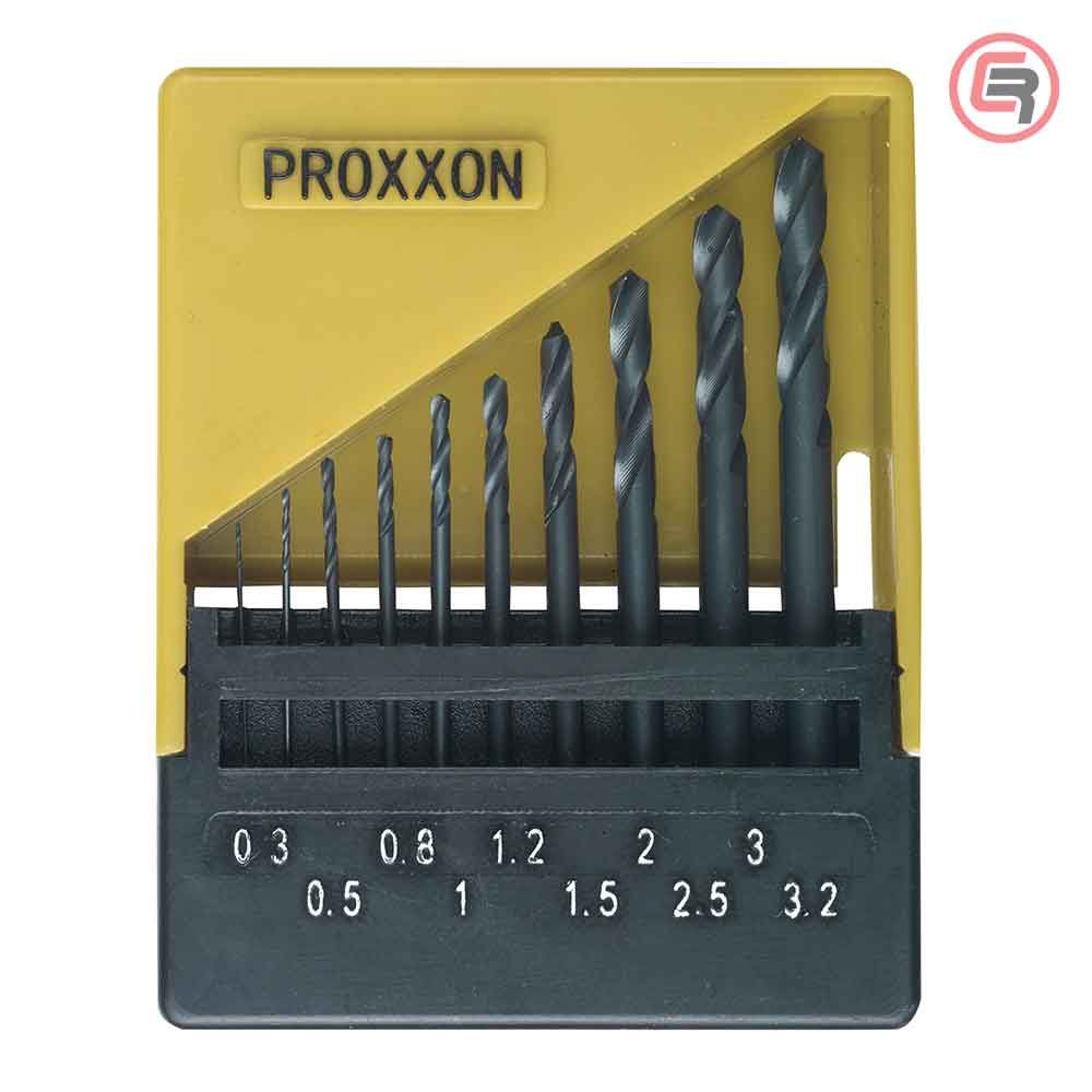 Proxxon Garnitura Svrdala HSS, DIN338 0,3-3,2mm / 10 dijelna u Kutiji – 28874 slika 1