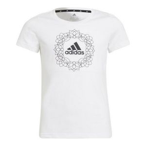 Dječja Majica Kratkih Rukava Adidas Graphic Bijela 14-15 Godina