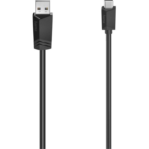 Hama USB kabl USB-A muški na USB-C muški, 2.0, 1,5m slika 1