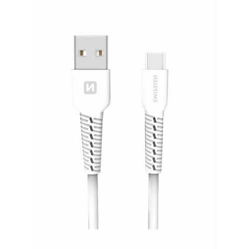 SWISSTEN kabel USB/USB-C, 2A, 1m, bijeli slika 1