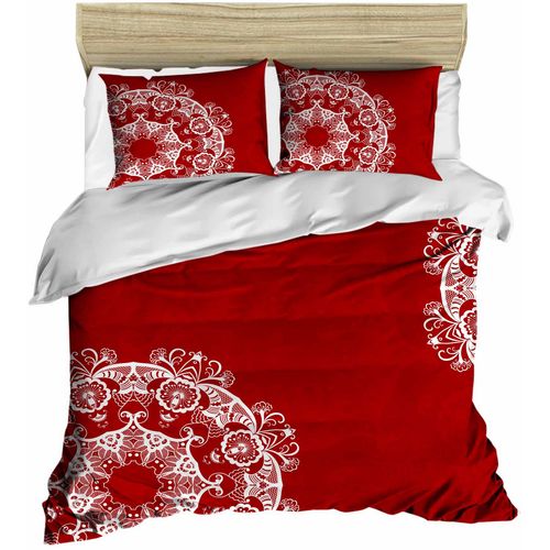 422 Red
White Double Duvet Cover Set slika 1