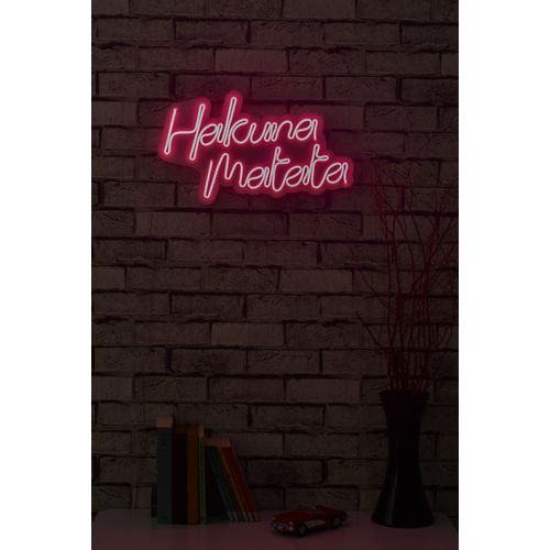 Wallity Ukrasna plastična LED rasvjeta, Hakuna Matata - Pink slika 2