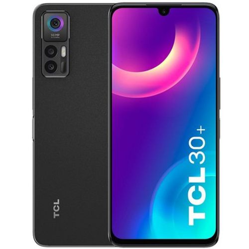 TCL 30+ T676K mobilni telefon 4/128GB Tech Black slika 1