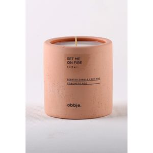 Candle Set Me On Fire Verti Pink