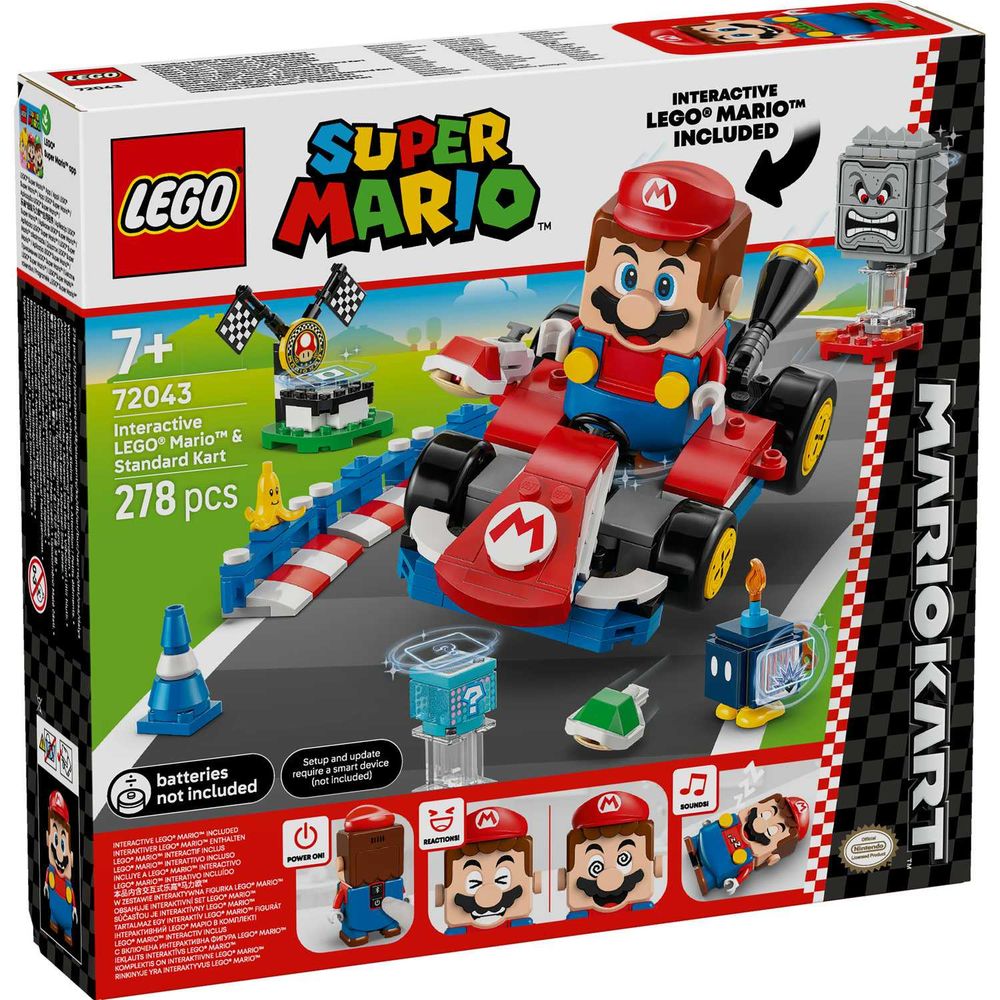 LEGO 72043 Interactive LEGO® Mario™ & Standard Kart slika 1