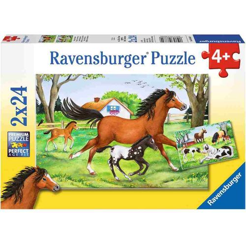 Ravensburger Puzzle svijet konja 2x24kom slika 1