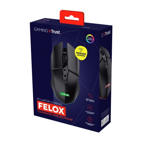 Trust gaming miš Felox black, GXT110 (25037) slika 6