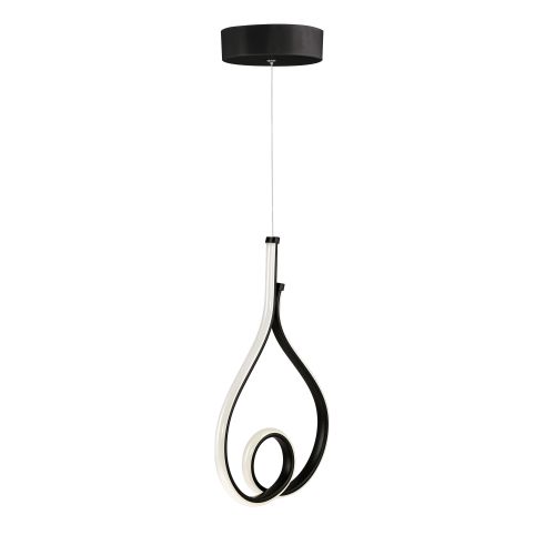 Skylove Black - White Light Black Chandelier slika 4