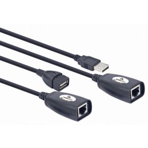 UAE-30M Gembird USB extender radi sa CAT5e ili CAT6 LAN kablom, 30m