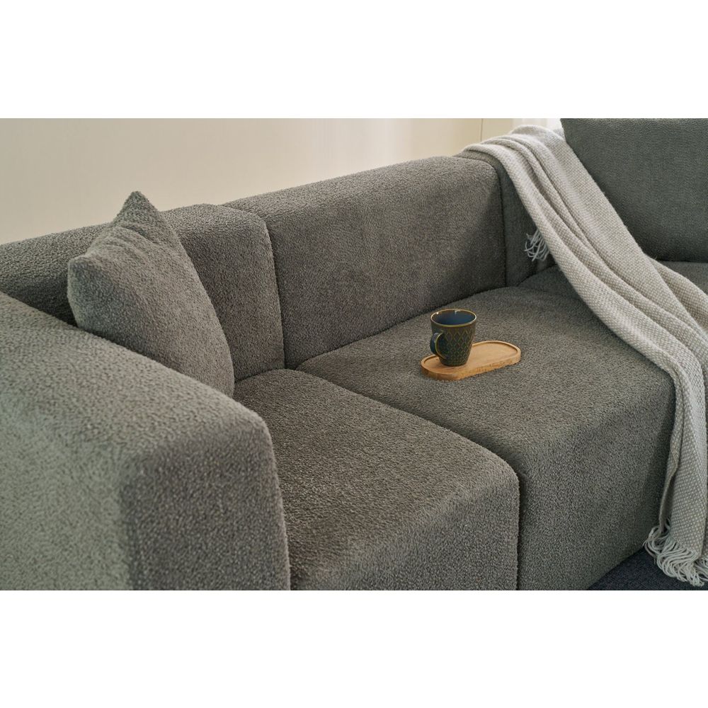 Sofa za tri osobe Raks - siva boja slika 5