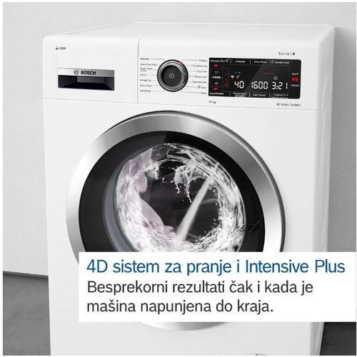 Bosch WAX32EH0BY Veš mašina HomeProfessional i-DOS, 10kg, 1600 rpm, Home Connect, AntiStain, Dubina 59 cm slika 7