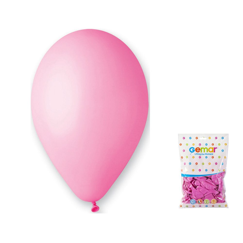 G90-06 Balon Pastelni Pink 26cm, 100 komada slika 1
