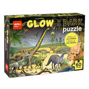 APLI kids Puzzle koje svetle u mraku - dinosaurus