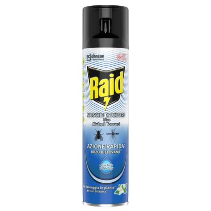 Raid sprej protiv letećih insekata s aqua-base tehnologijom, 400Ml