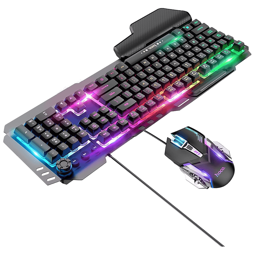 hoco. Tipkovnica+miš, gaming set, RGB osvjetljenje, USB - GM12 slika 4