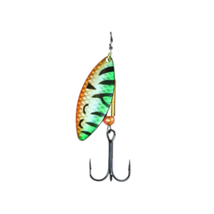 MT10302 Mate metalna varalica Leaf Spinner #4 16g Green and Orange